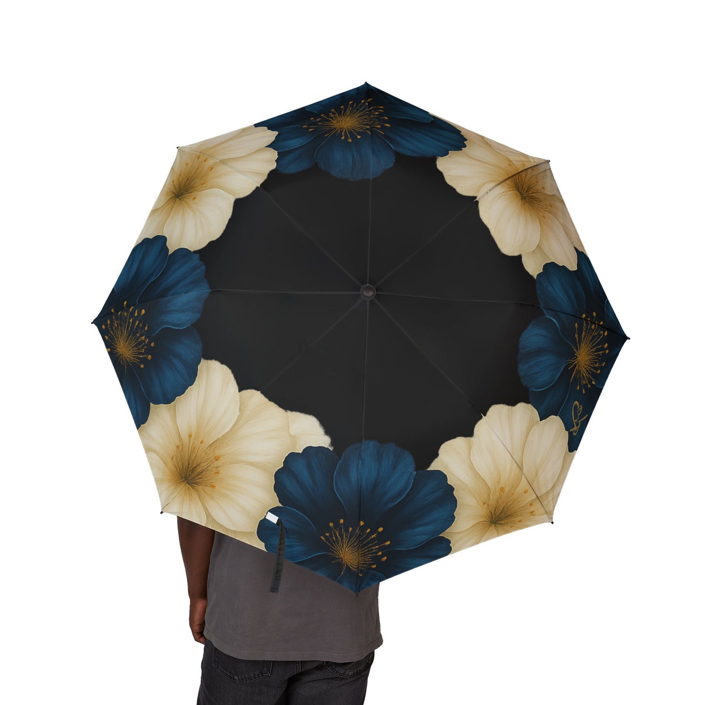Stella-2025 Colección Artisan Luxe-Paraguas compacto floral