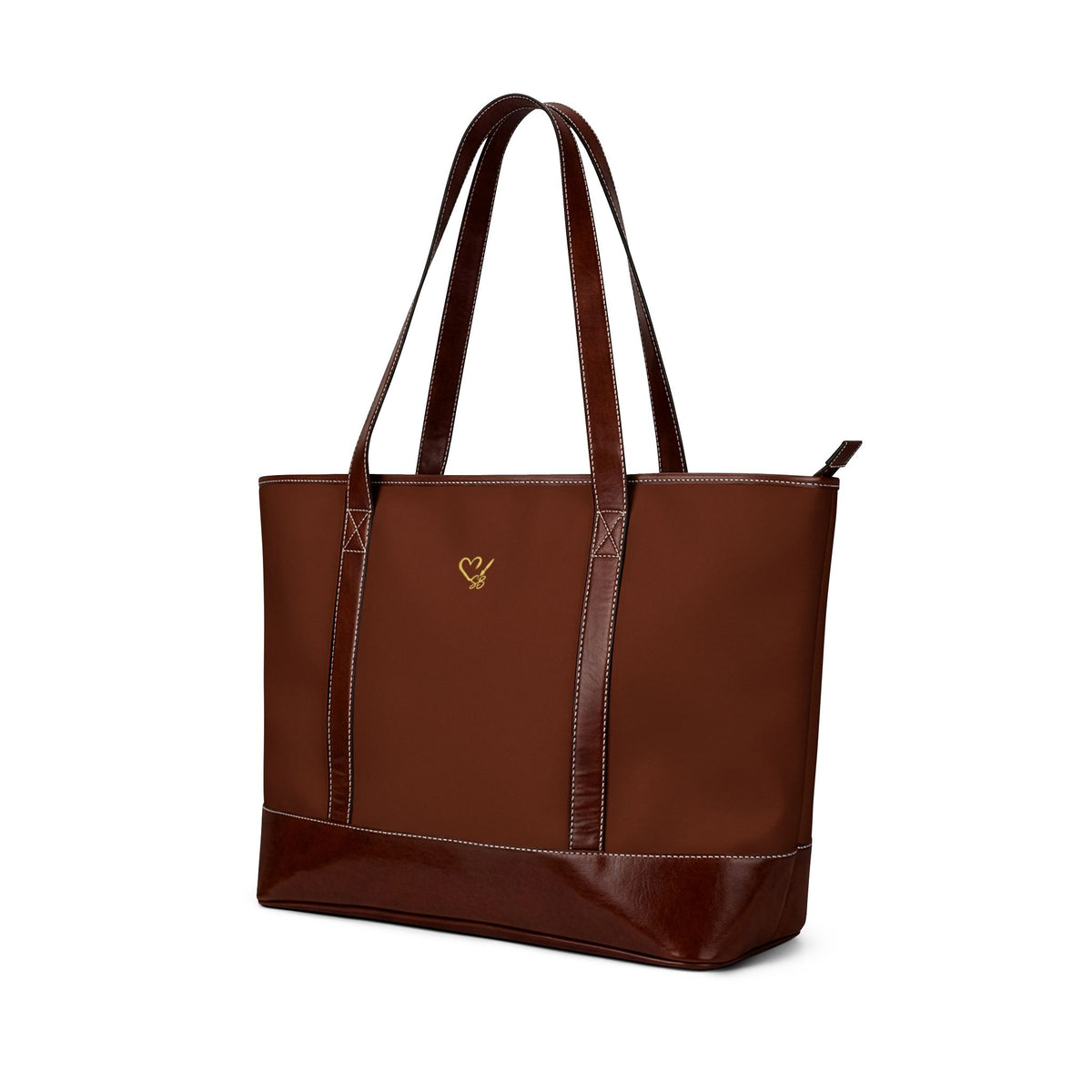 Autumn Mosaic Handbag — Abstract Fall Leaf Art Tote