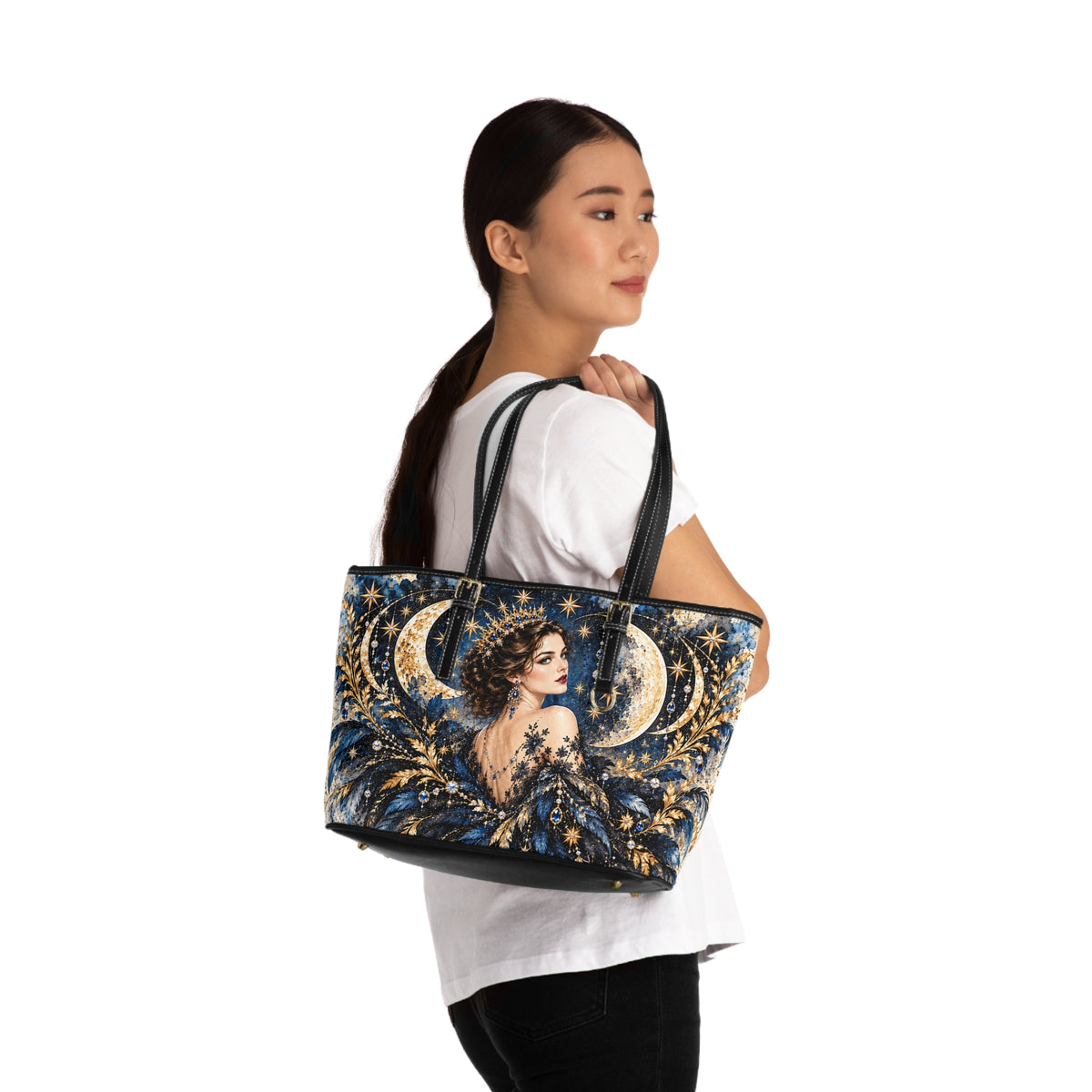 Celestial Muse PU Leather Shoulder Bag