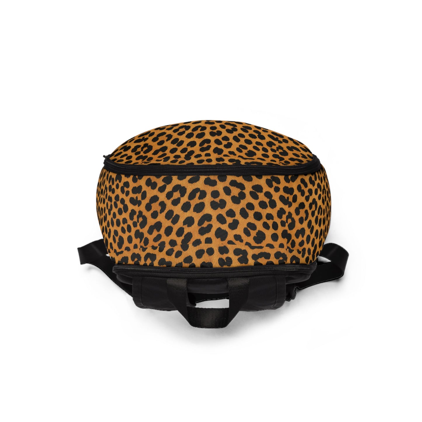 Leopard Print Fabric Backpack - Stylish Animal Print Daypack for School & Travel