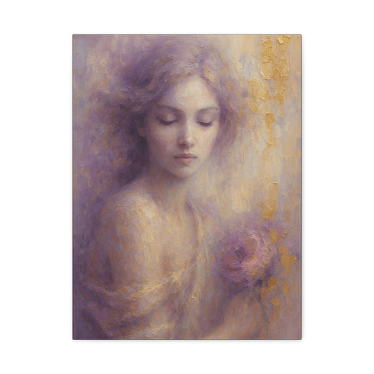 Grace-Muse Collection-Fine Art Canvas Print - Female Abstract Print - Calming and Modern Artwork