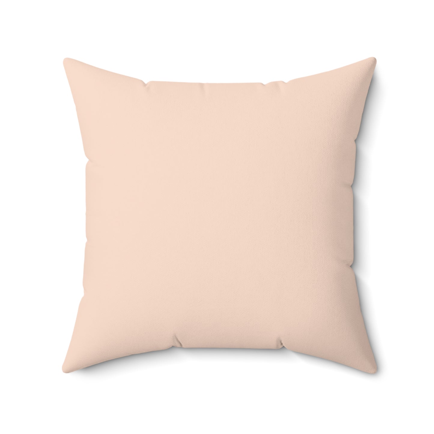 Teddy and Moon -Pink Pillow — Faux Suede Baby Decorative Pillow