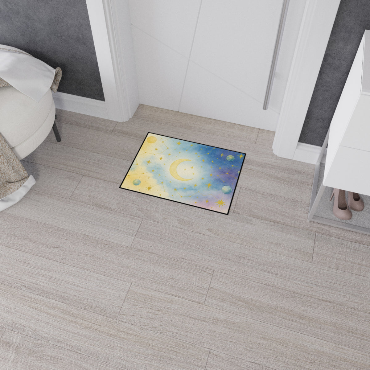 Celestial Dreams-Nursery Floor Mat - Stylish Non-Slip Home Decor