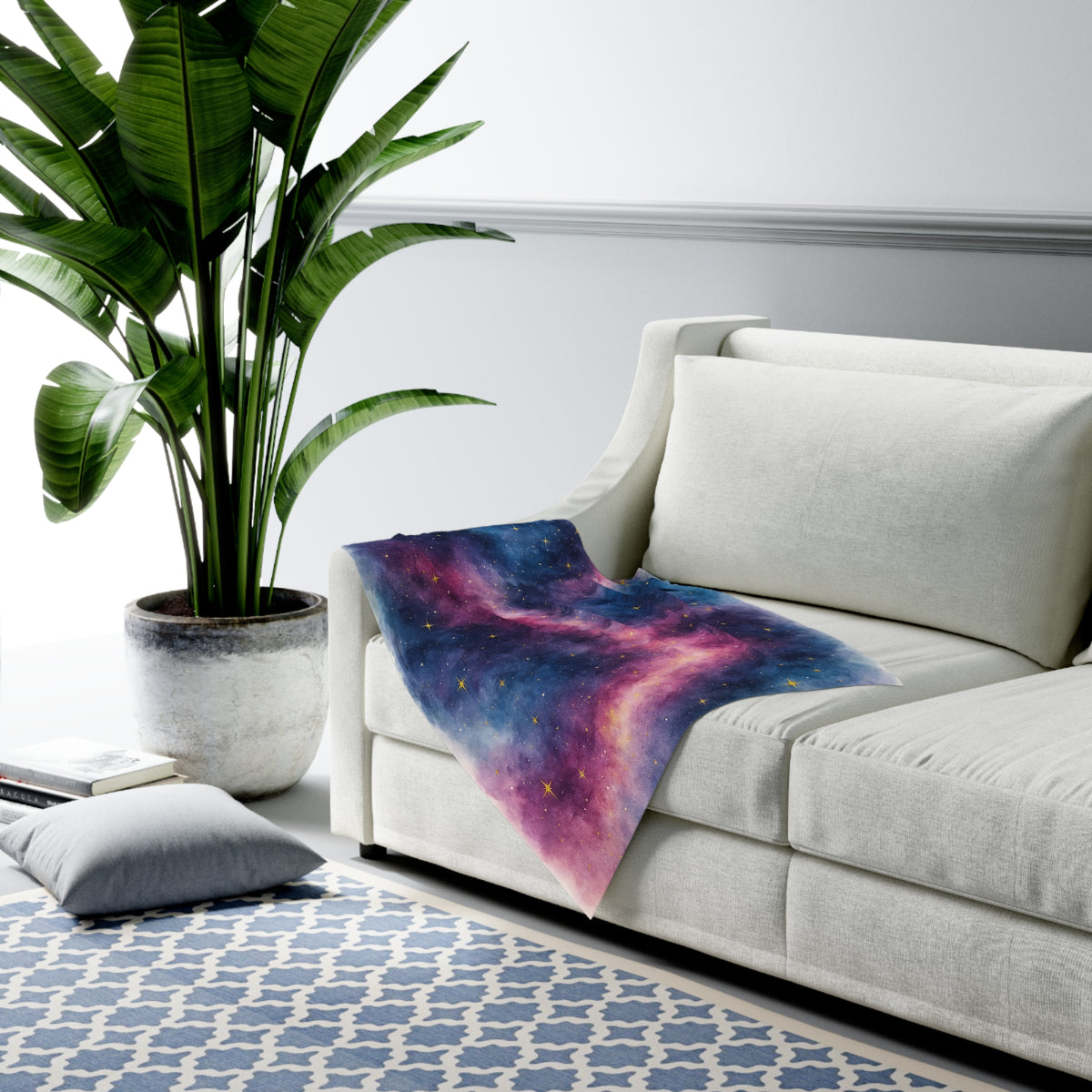 Milkyway-Celestial Dreams Collection -Swaddle Blanket - Soft Space-Themed Infant Wrap