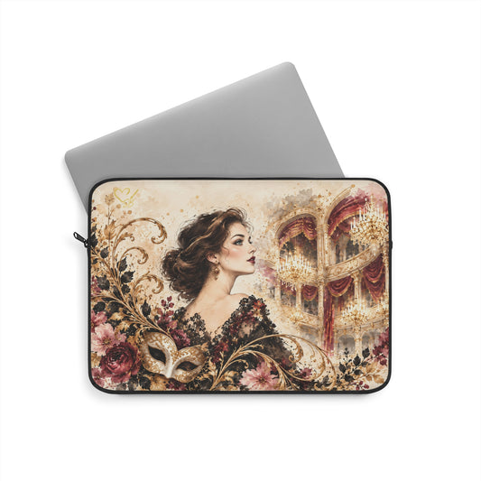 Gilded Masquerade Laptop Sleeve | Night at the Opera