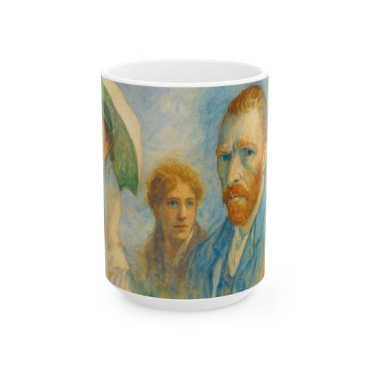 Taza de Cerámica Artística 2 - Retratos a Través de la Historia, Obras de Arte Famosas, Hermosa, Atemporal