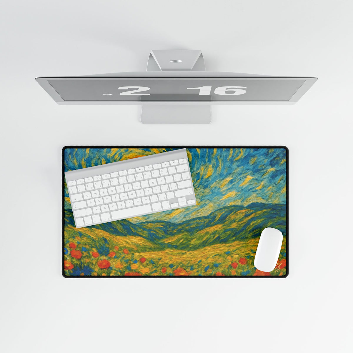 Medow-Desk Mat for Home Office, Mouse Pad, Gaming Desk Decor, Vibrant Desk Accessory