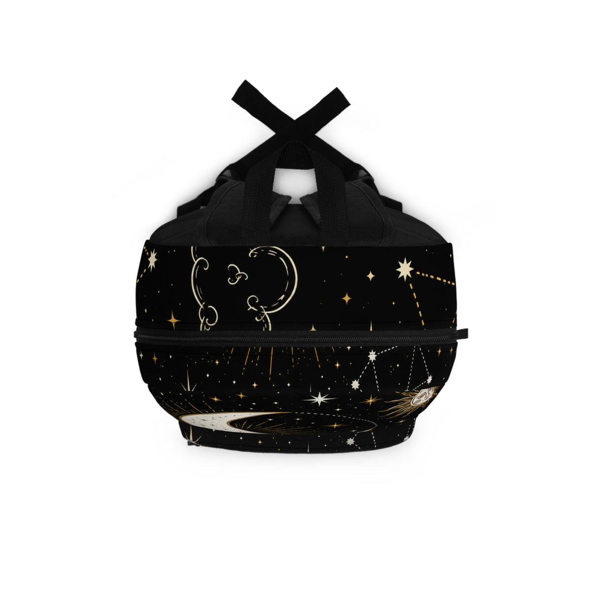 Dream Big Moon Backpack Dark Bag— Celestial Stars 'Dream Big Shine Bright' School Bag