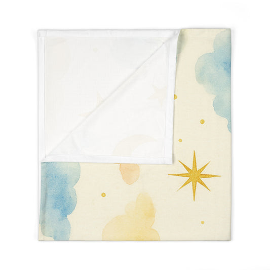 Sol Serenade (2)-Celestial Dreams Collection -Swaddle Blanket - Soft Space-Themed Infant Wrap