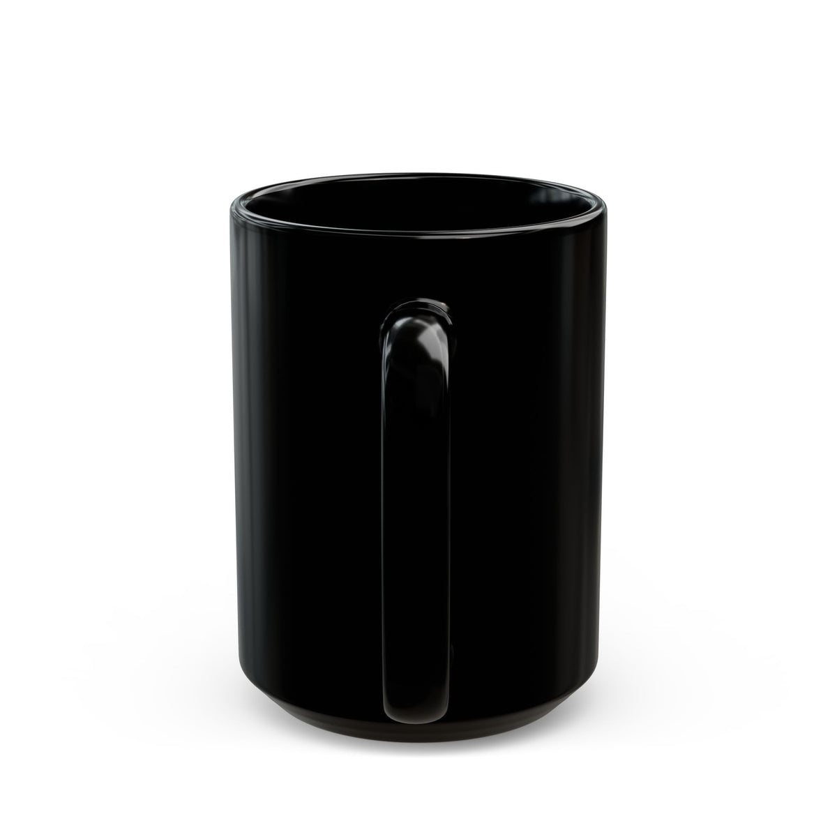 Taza Solar Disk-Black — Taza de café con símbolos astrológicos dorados (325 ml/444 ml)