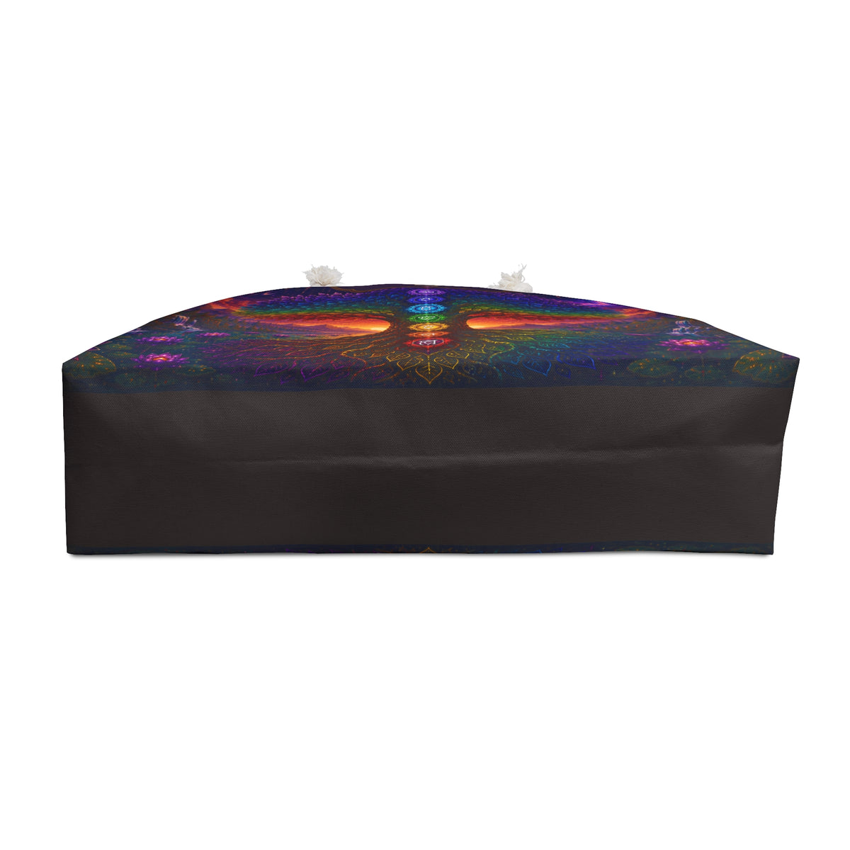 Chakra Tree of Life -Weekender Bag — Psychedelic Rainbow Yoga Travel Tote