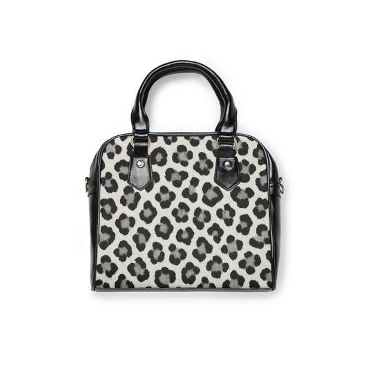 Snow Leopard -Shoulder Handbag