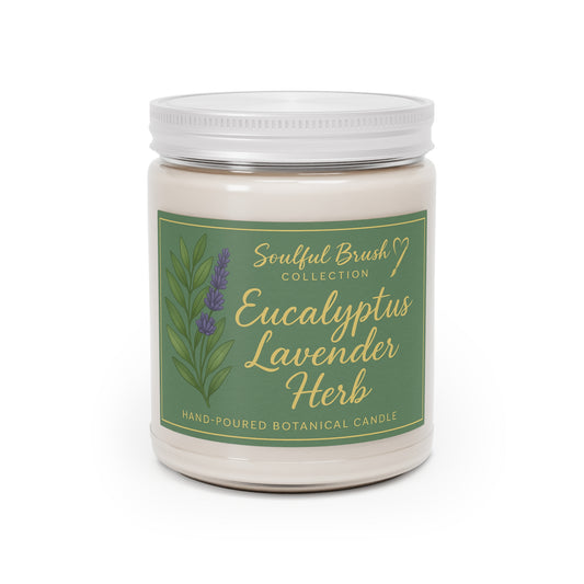 Vela de soja Soulful Brush — 7 aromas embriagadores en frasco de 9oz (Colección Soulful Brush)