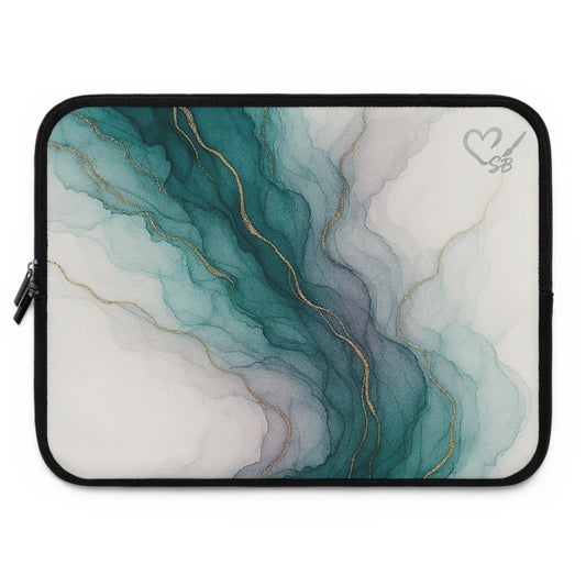 Waters Edge-Laptop Sleeve, Artistic Tech Case, Gift for Students, Stylish Computer Bag, Holiday Ready