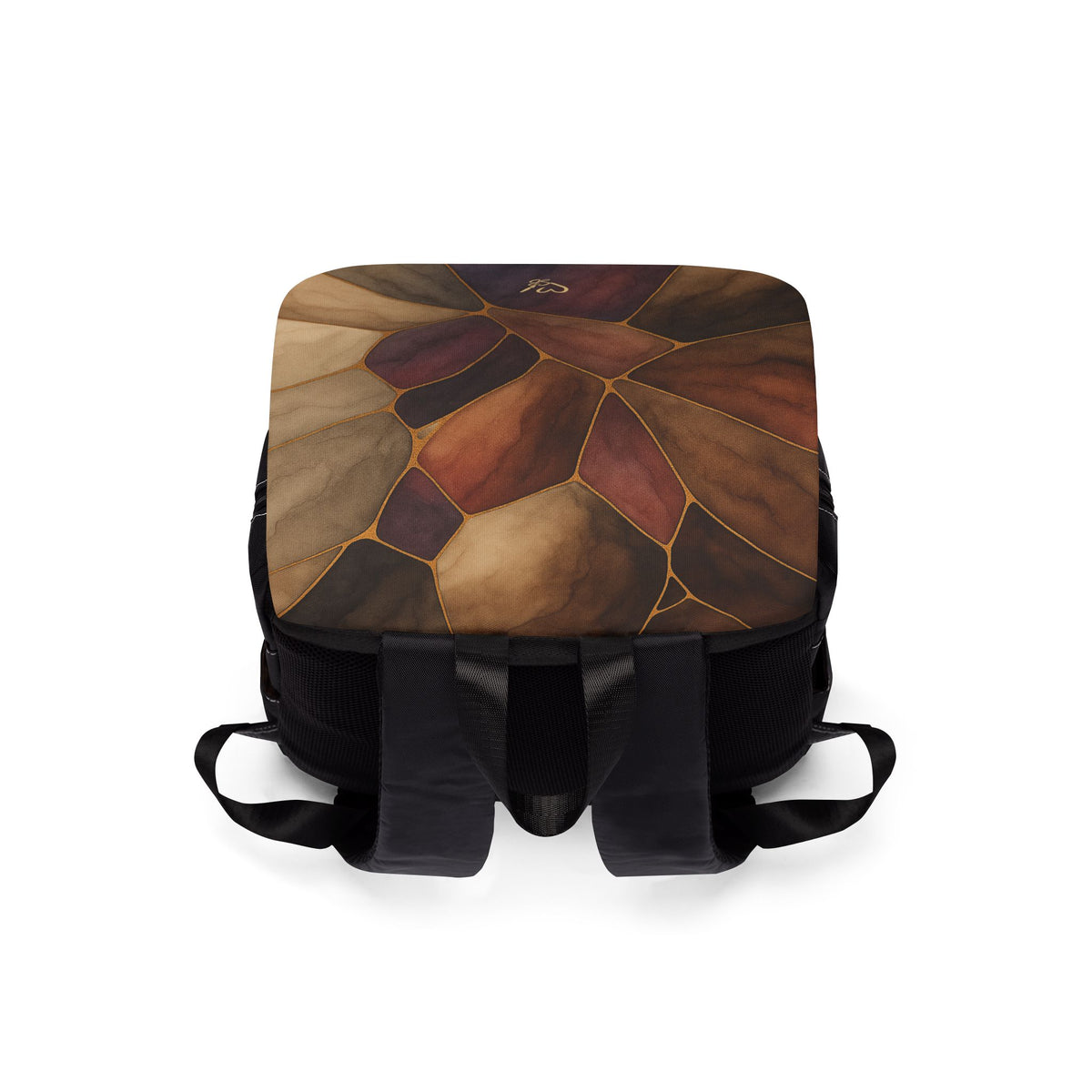 Sienna Shoulder Backpack –Artisan Luxe Leather-Tone Artistic Daypack