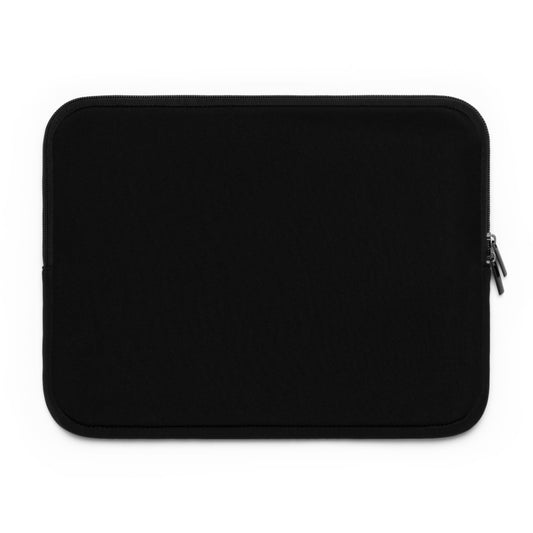 Shelby Artisan Luxe laptop sleeve back view – vibrant jewel-tone stained glass print padded laptop sleeve by the Soulful Brush
