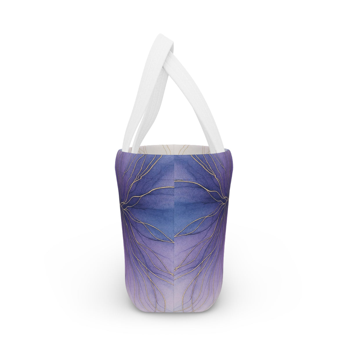Violet Visions-Artistic Collection- Lunch Bag -Insulated Tote for Work, School, Picnics, Eco-Friendly Gift, Trendy Storage Solution