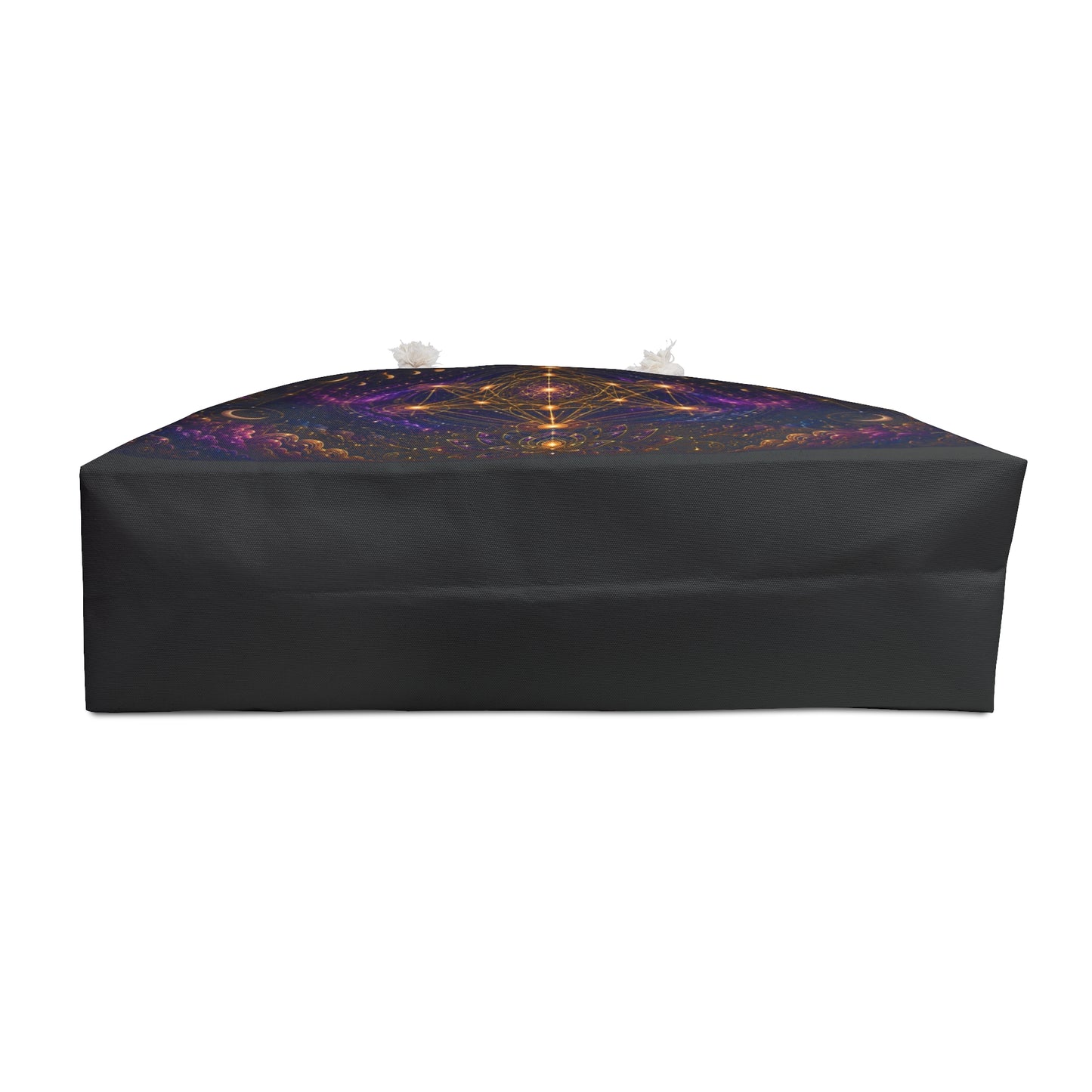 Sacred Geometry Weekender Bag — Golden Metatron Tote for Spiritual Travel
