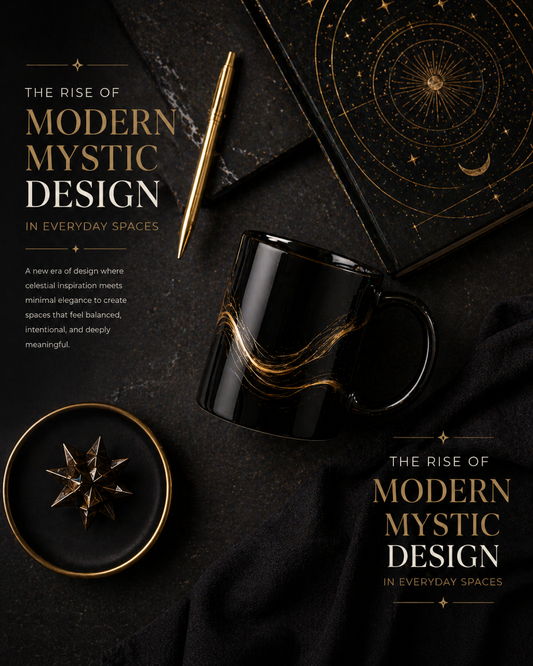 Modern mystic home decor with fluid lines and grounded tones — Soulful Brush Studios