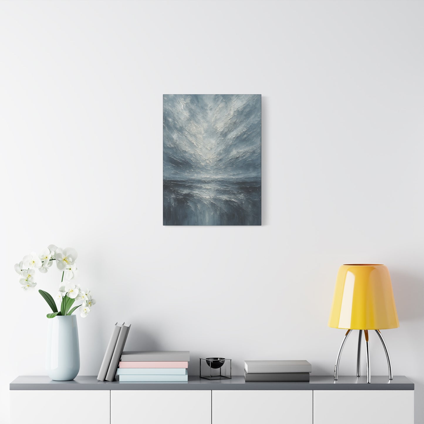 Stormy Artic-  Abstract landscape Collection -Fine Art Canvas Print