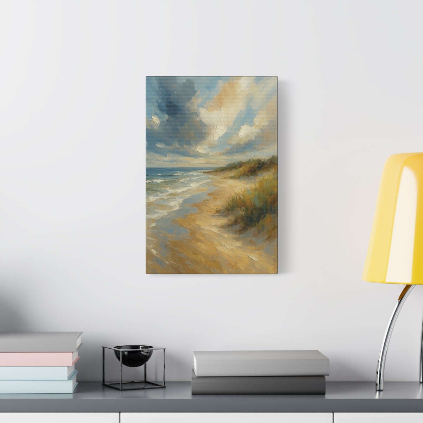Lienzo de pared mate Dunas Costeras — Cuadro de paisaje de playa