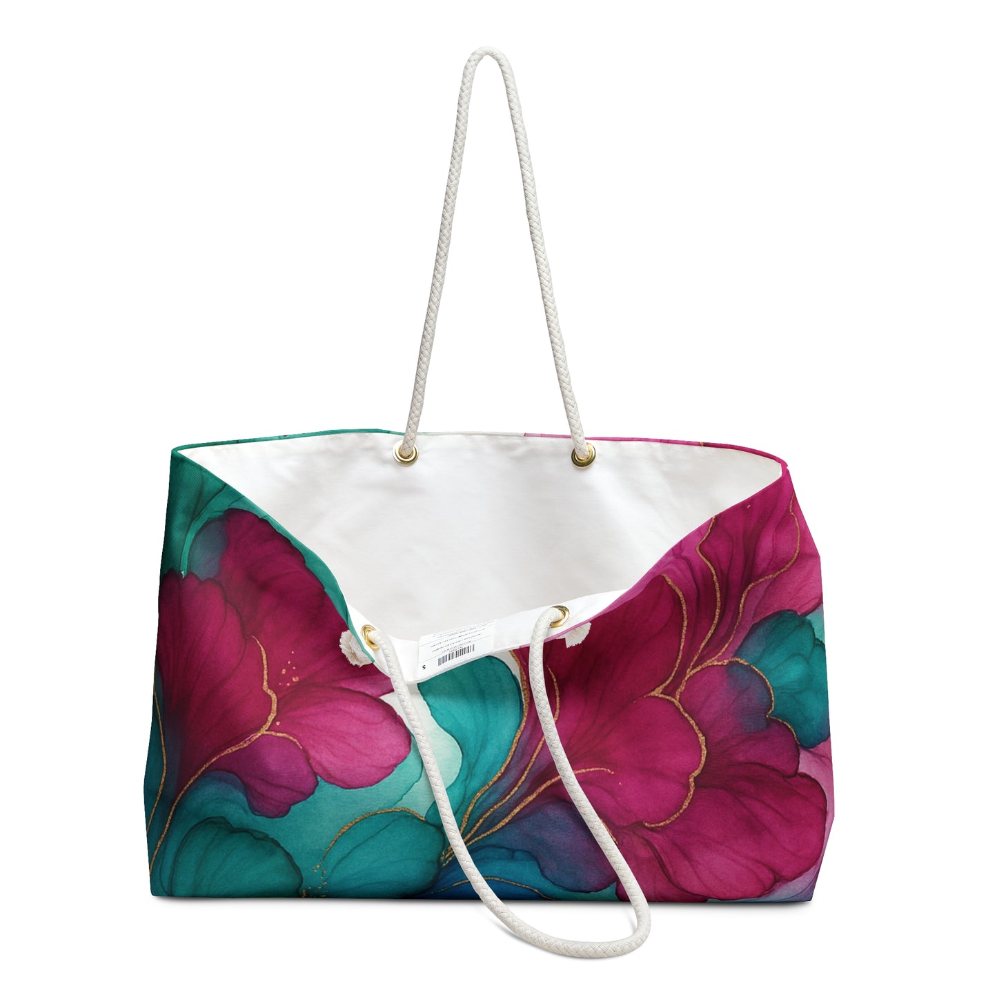 Bolsa de Viaje Semanal Crimson Floral - Perfecta para Viajes y Escapadas
