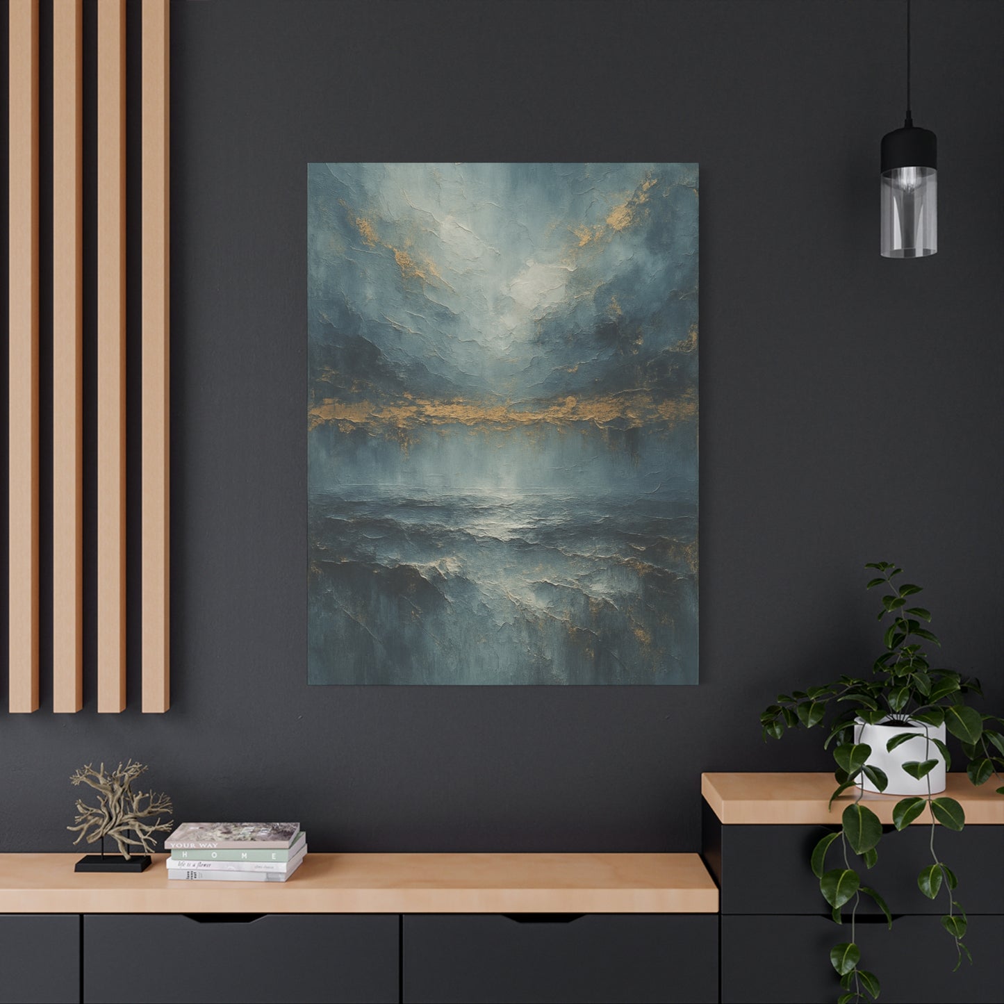 Edge of the Storm-  Abstract landscape Collection -Fine Art Canvas Print