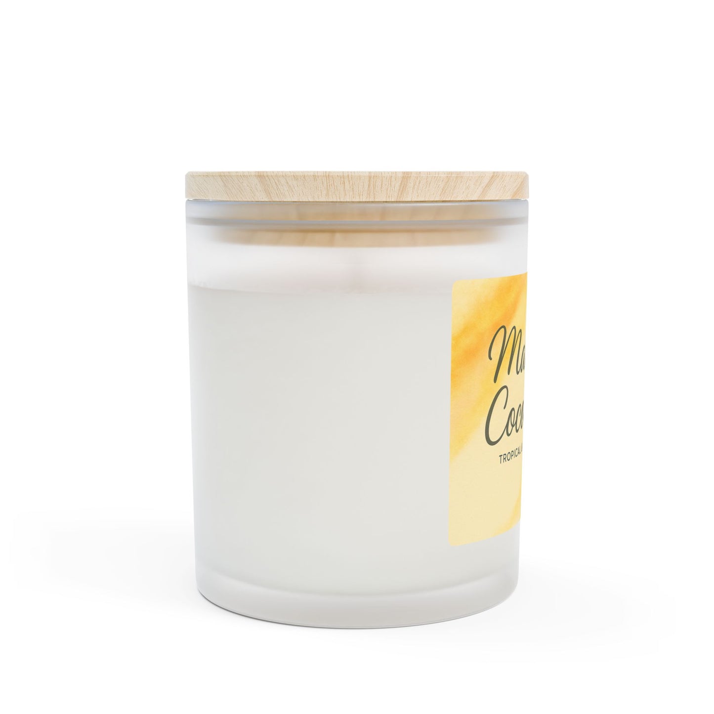 Colección Soulful - 9 maravillosas velas aromáticas — Frasco de vidrio esmerilado de 11 oz con tapa de madera