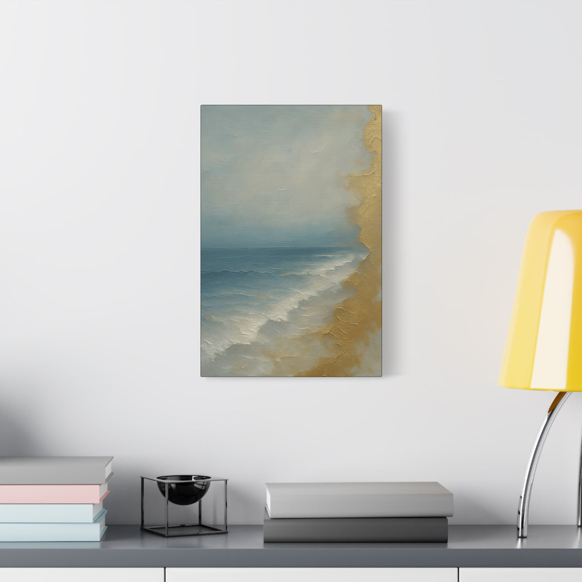Gold Coast- Coastal Abstract Collection-Fine Art Canvas Print