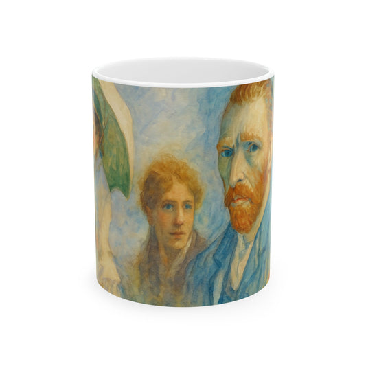 Taza de Cerámica Artística 2 - Retratos a Través de la Historia, Obras de Arte Famosas, Hermosa, Atemporal
