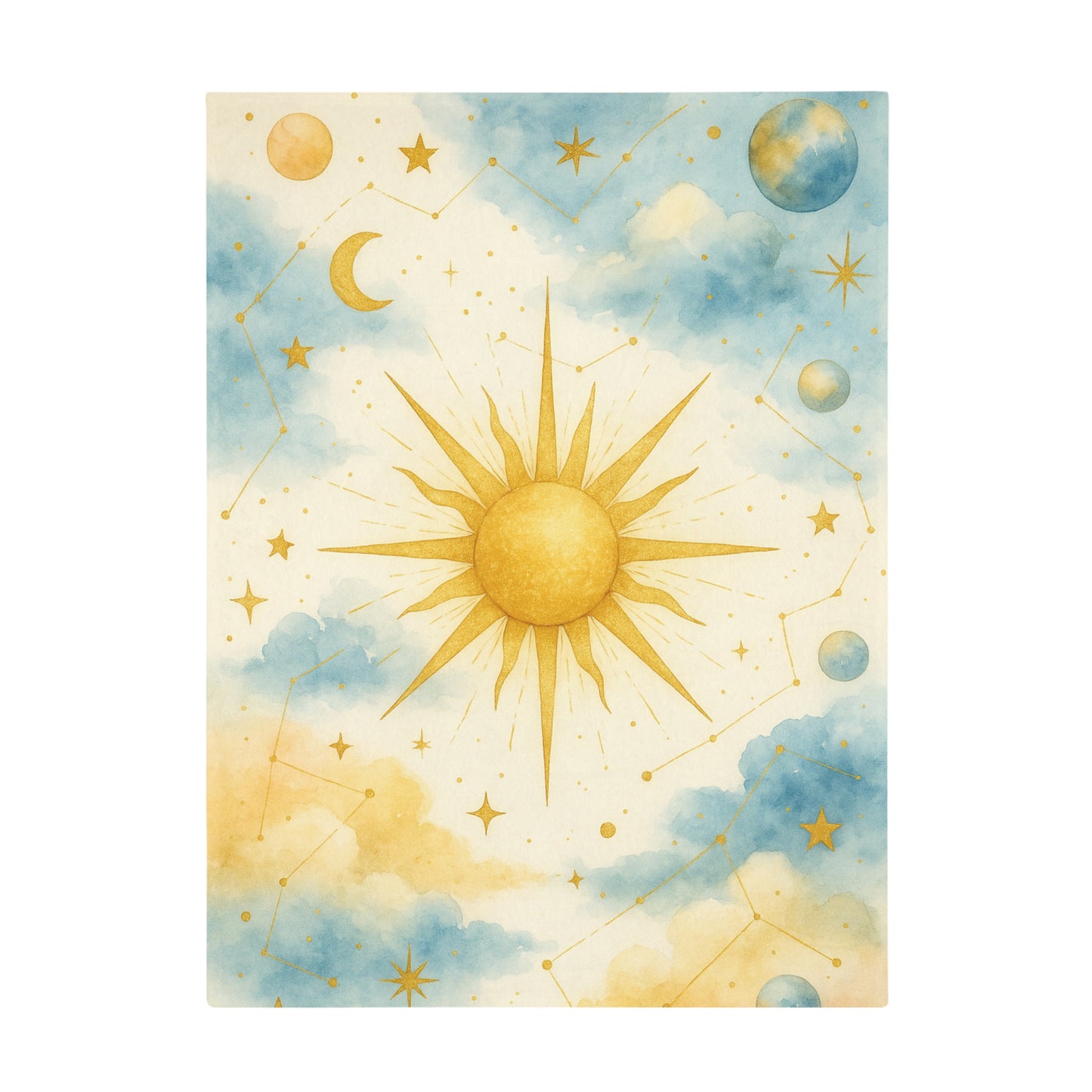 Sol Serenade - Diseño de cuarto de bebé "Sueños Celestiales", suave y acogedor