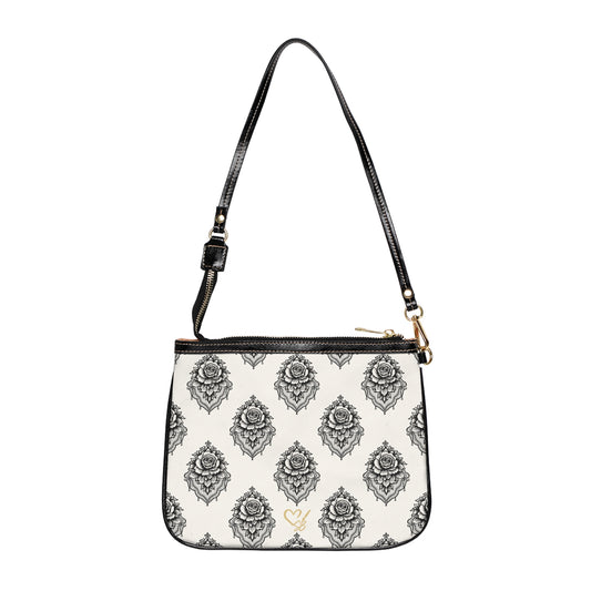 Bolso bandolera Rosa Velada con diseño de cruz