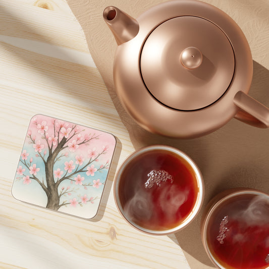Posavasos de flor de cerezo — Posavasos rígido de sakura rosa