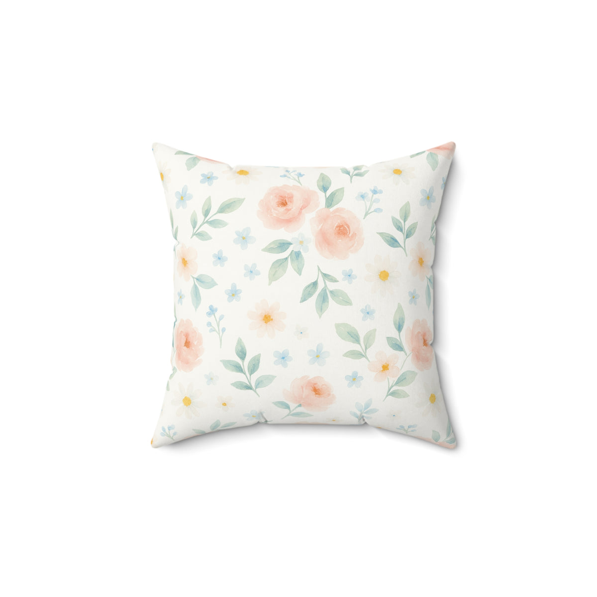 Woodland Friends Country Chic Faux Suede Square Pillow