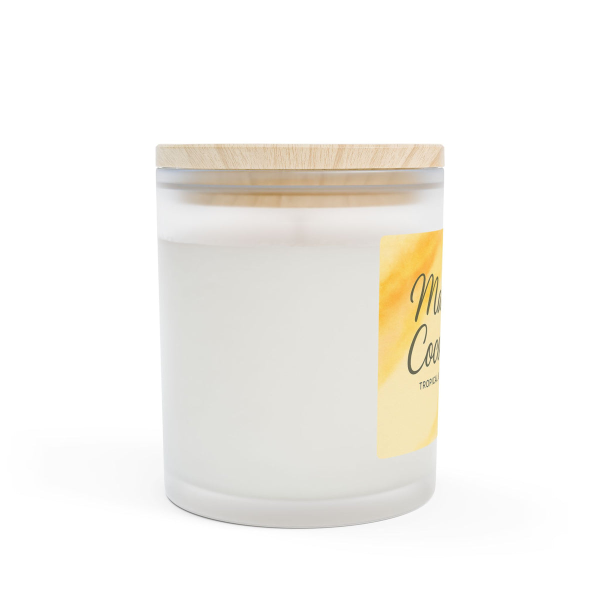 Colección Soulful - 9 maravillosas velas aromáticas — Frasco de vidrio esmerilado de 11 oz con tapa de madera