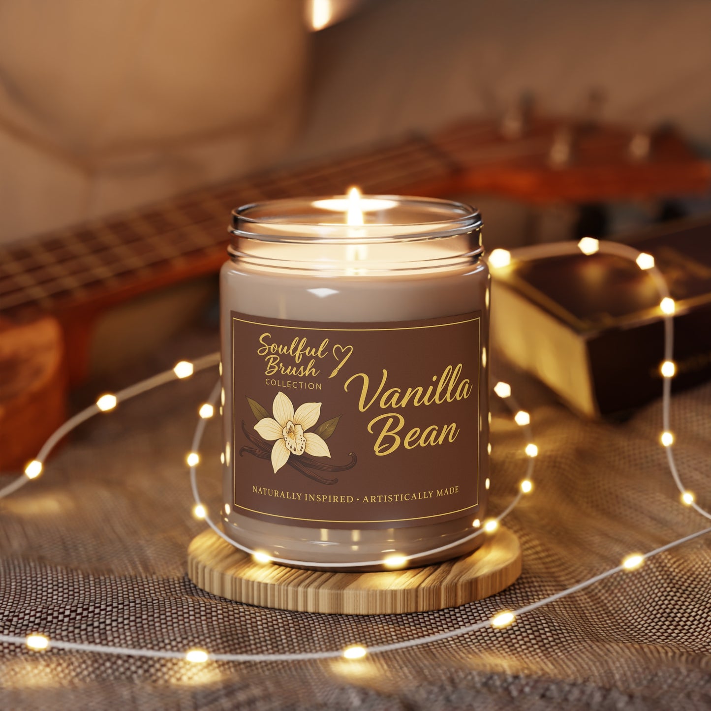 Vela de soja Soulful Brush — 7 aromas embriagadores en frasco de 9oz (Colección Soulful Brush)