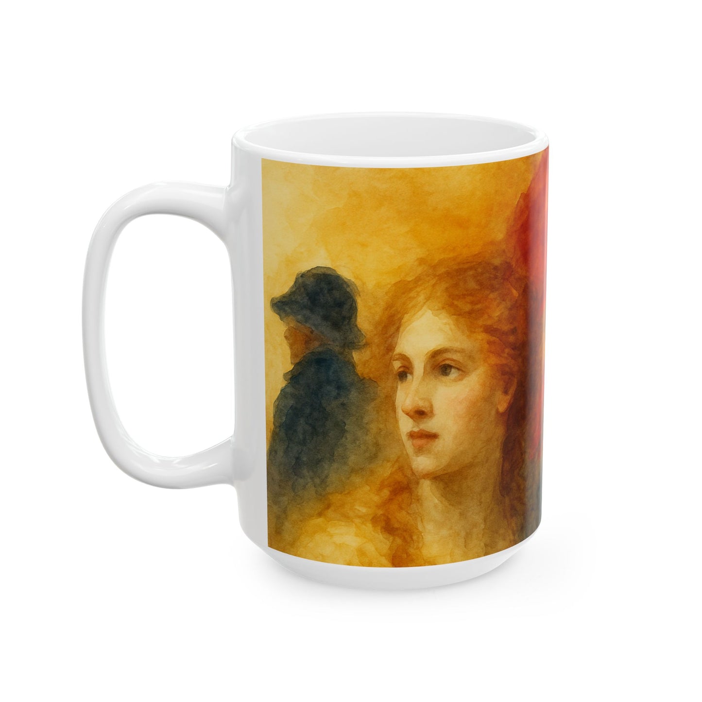 Artistic Ceramic Mug 3 - Portraits Through History, Famous Artwork, Beautiful, Timeless