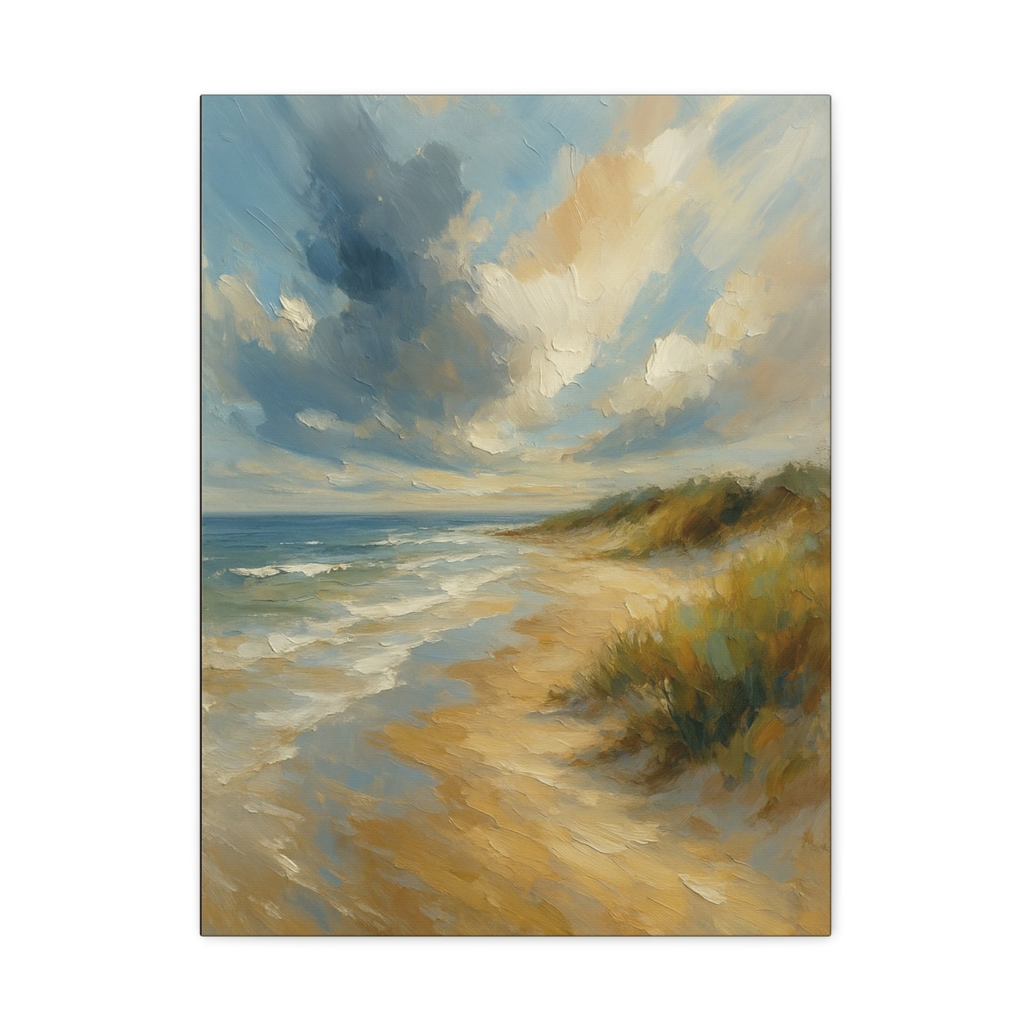 Lienzo de pared mate Dunas Costeras — Cuadro de paisaje de playa