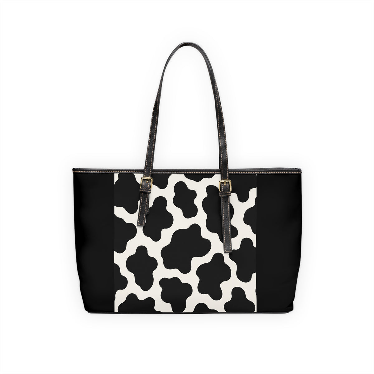 Cow Print (small)-PU Leather Shoulder Bag