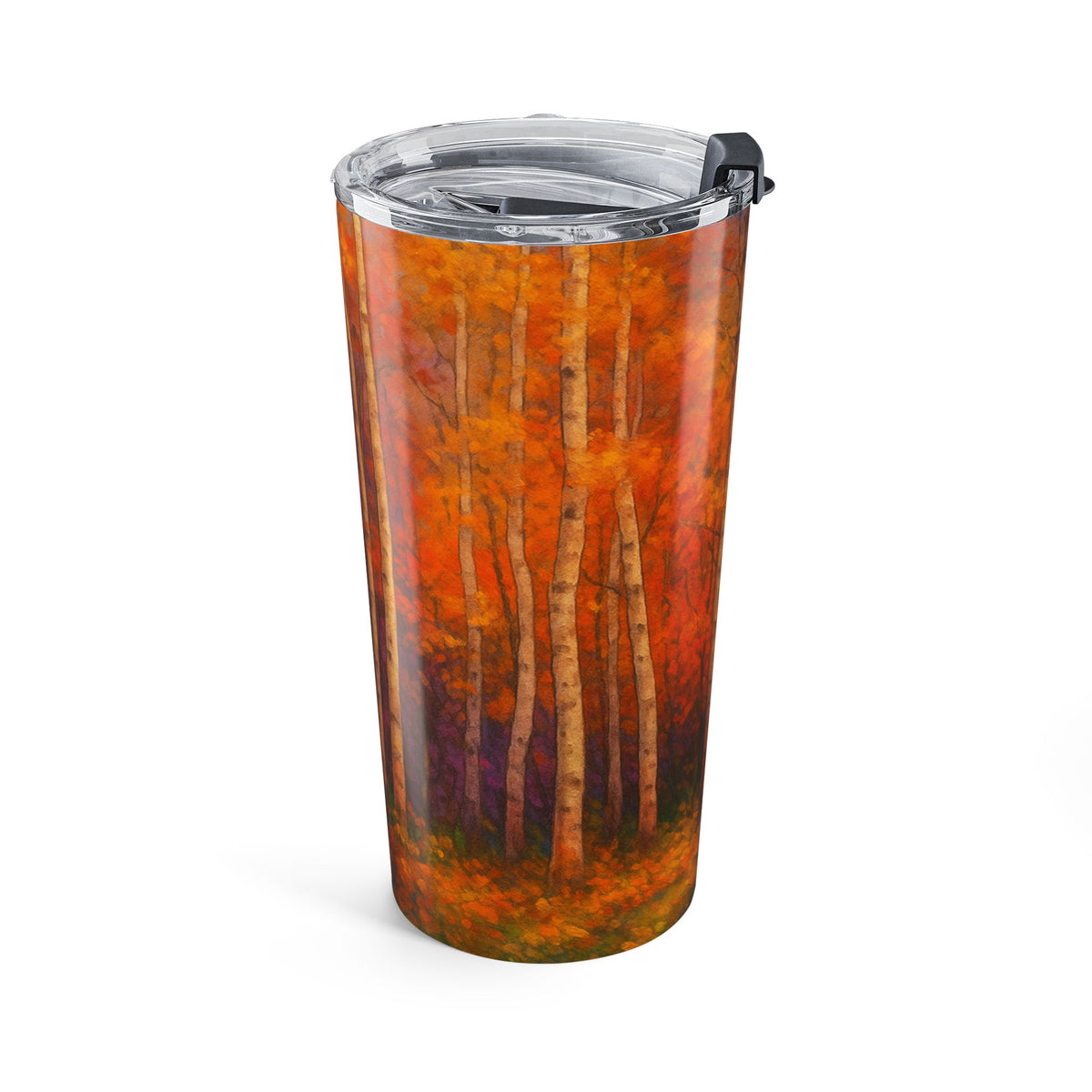 Taza de cerámica Bosque de Otoño - Taza de café acogedora para amantes de la naturaleza