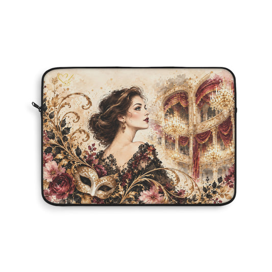 Gilded Masquerade Laptop Sleeve | Night at the Opera