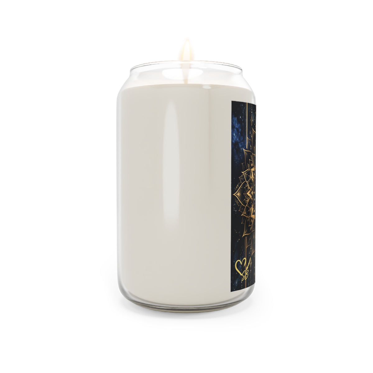 Moon Mandala Scented Soy Candle — 13.75oz Aromatherapy Candle