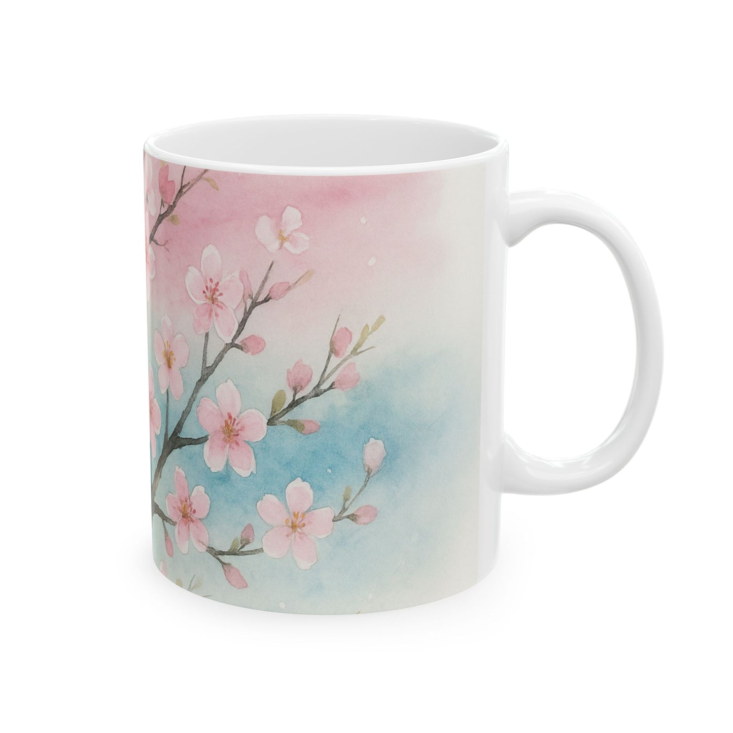 Blossom Breeze — Echoes of the Masters Collection — Floral Ceramic Mug (11oz)