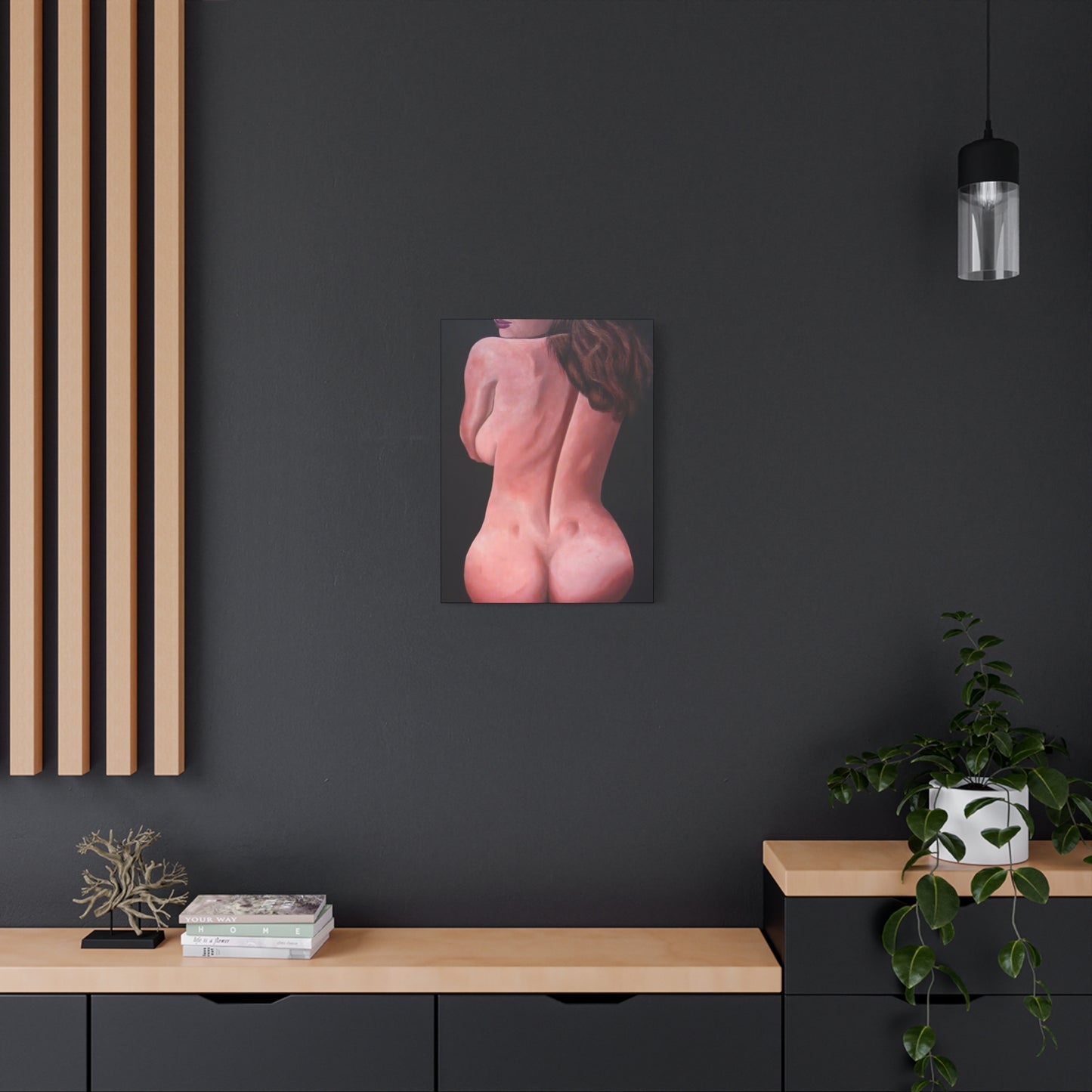 Body and Soul-Fine Art Canvas Print - Female Abstract Print