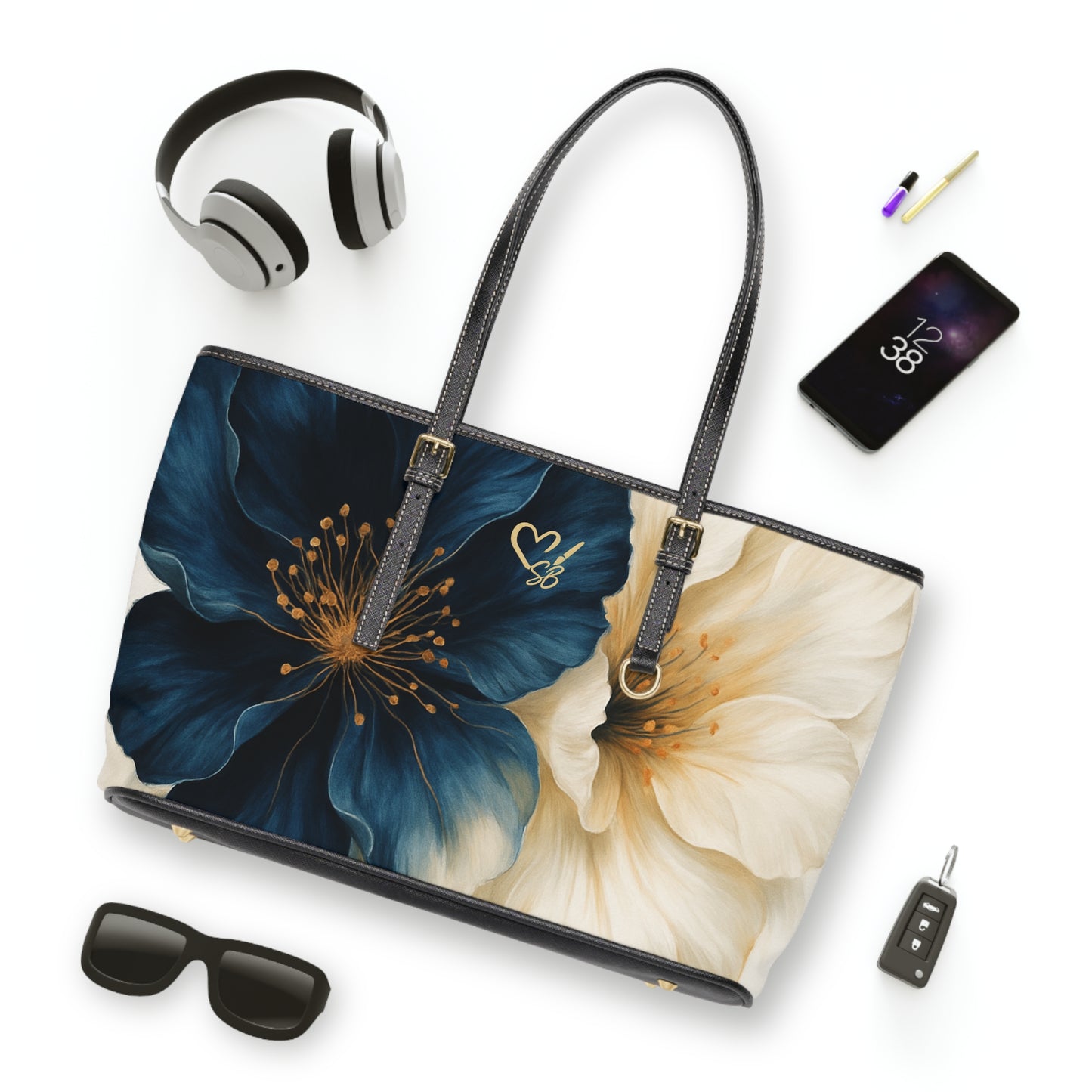Stella-2025 Colección Artisan Luxe-Bolso de Hombro Floral de Piel Sintética