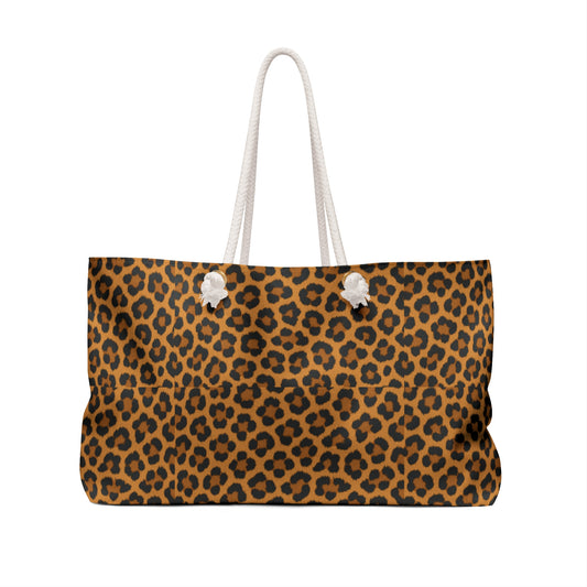 Bolso de Viaje Leopard Print – Elegante Bolso de Viaje con Estampado Animal