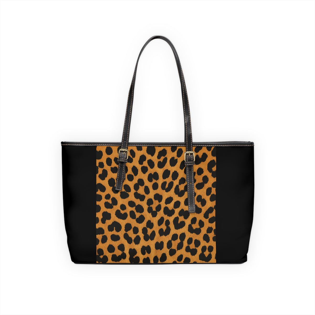 Leopard Print PU Leather Shoulder Bag – Chic Animal Print Tote for Everyday Wear