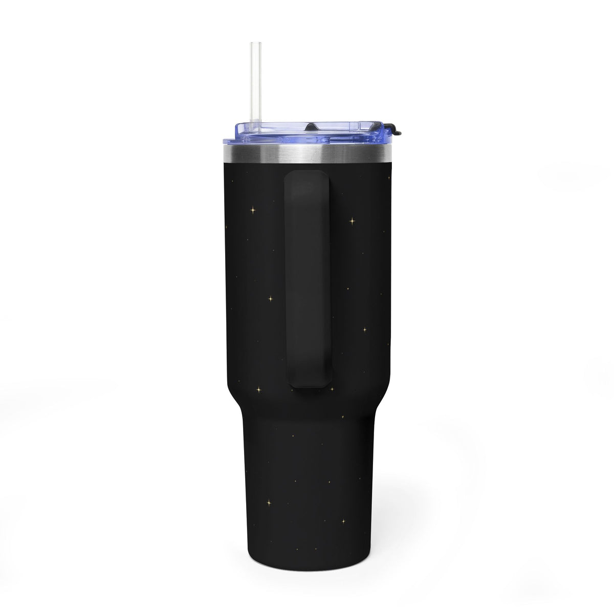 Triad Zodiac Wheel 40oz Tumbler — Vacuum Insulated Travel Mug with Gold Constellation Design
