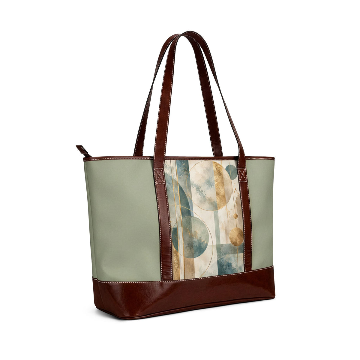 Abstract Geometric Art Tote Handbag