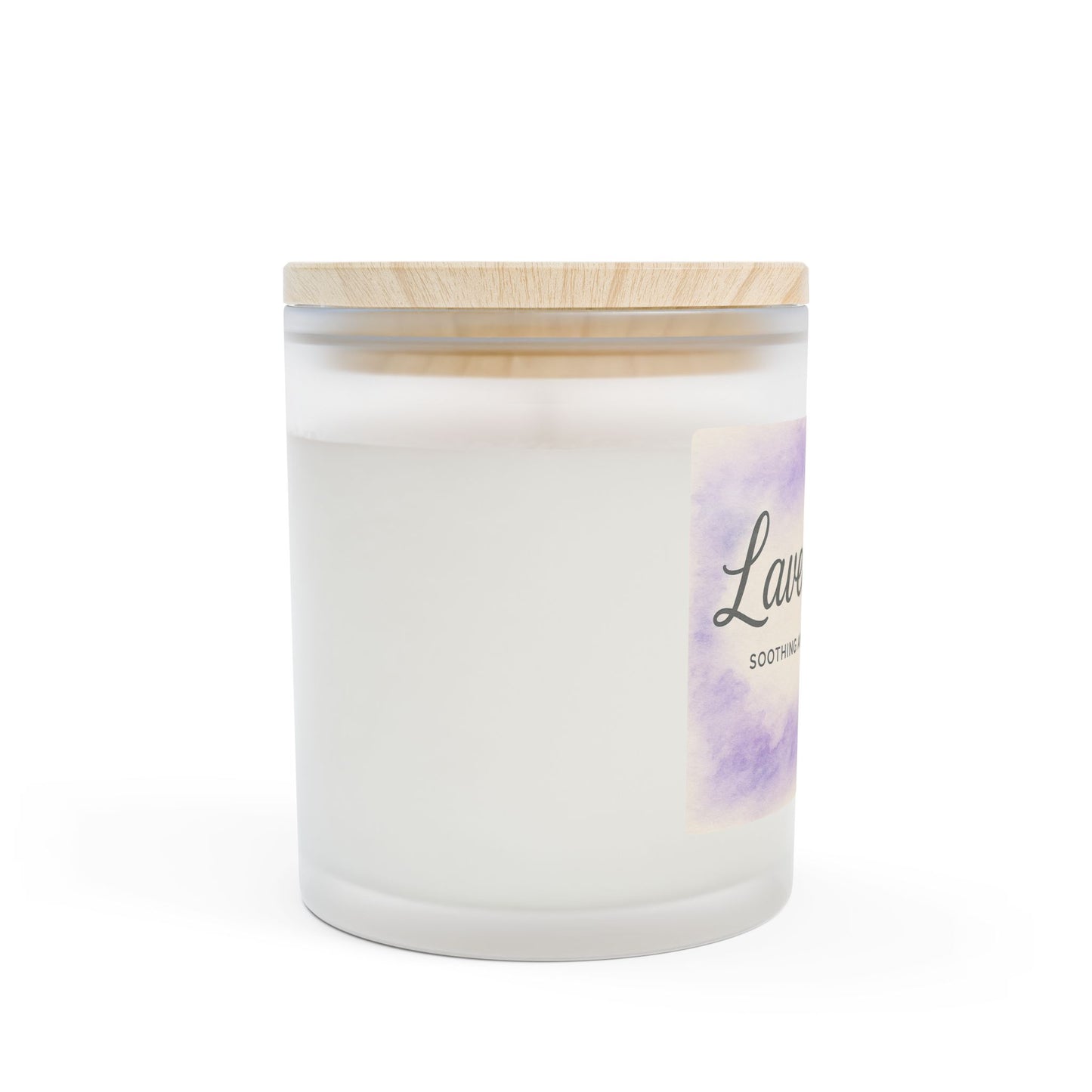 Colección Soulful - 9 maravillosas velas aromáticas — Frasco de vidrio esmerilado de 11 oz con tapa de madera